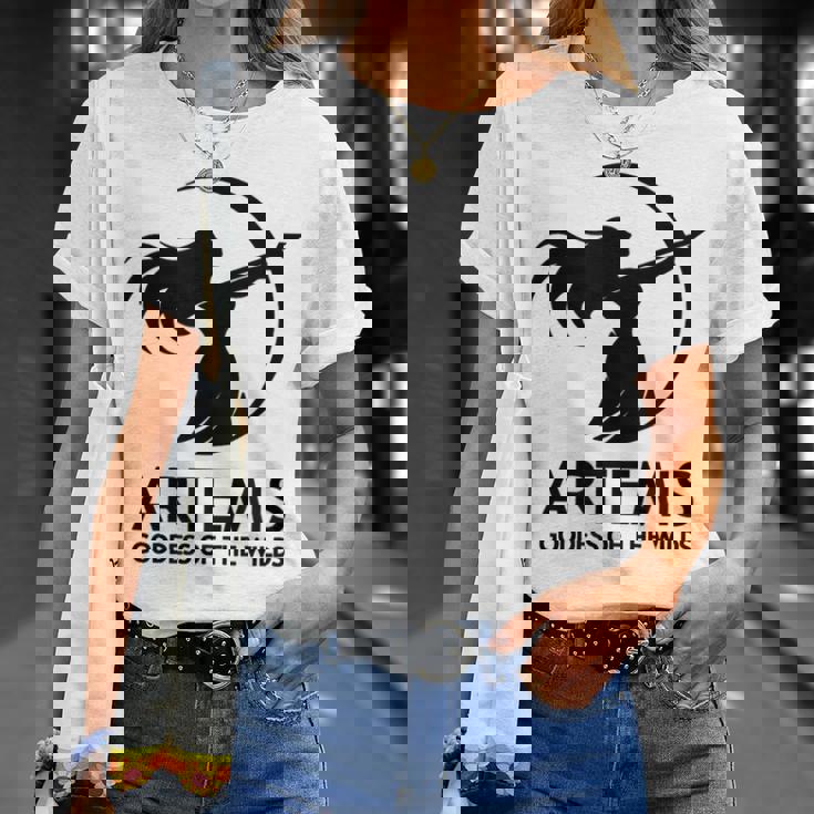 アルテミス 古代ギリシャの女神 Tシャツ 彼女への贈り物