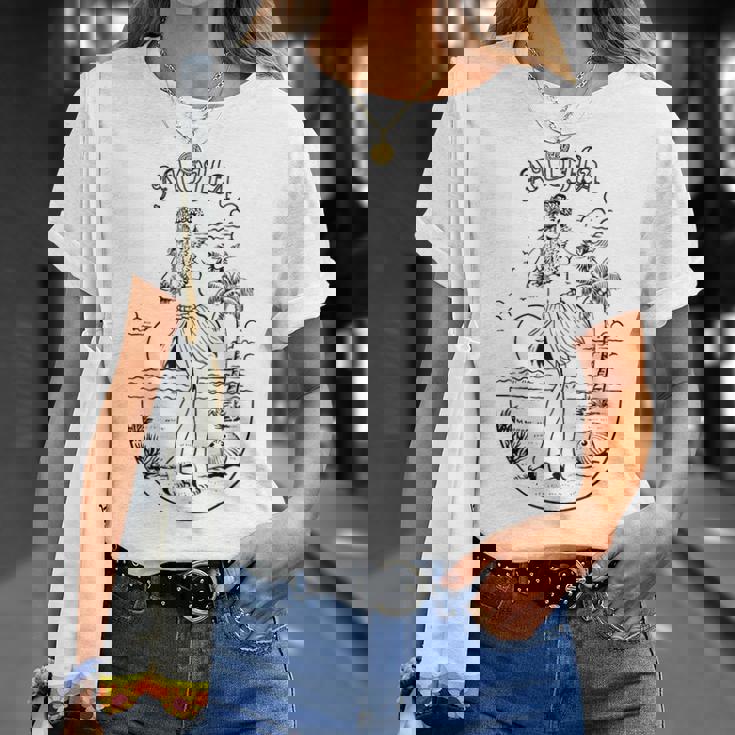 アロハ ハワイアン フラダンサー Tシャツ 彼女への贈り物