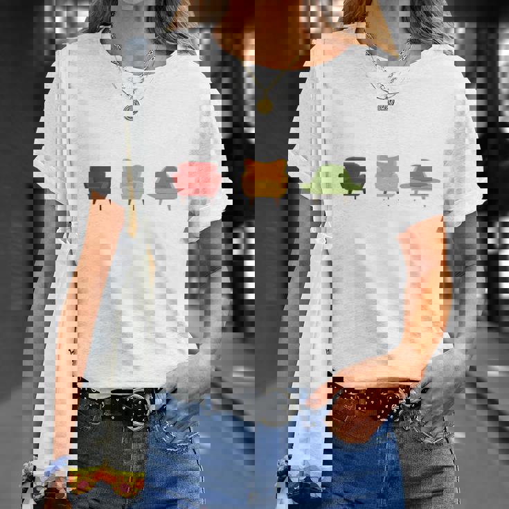 アームチェア哲学者 表面的な理論家 長袖tシャツ Tシャツ 彼女への贈り物