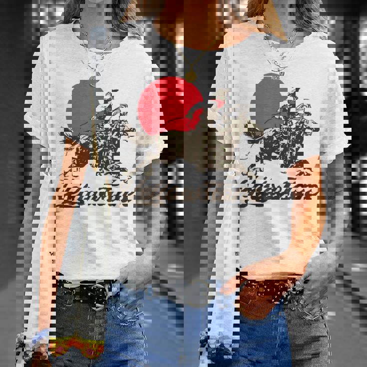 イエローストーン国立公園 カウボーイ&馬 ラングラー ビンテージ Tシャツ 彼女への贈り物