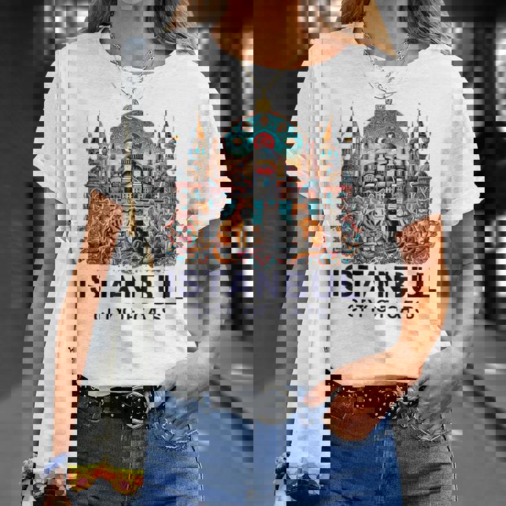 イスタンブール、トルコ 猫の街 Ii Tシャツ 彼女への贈り物