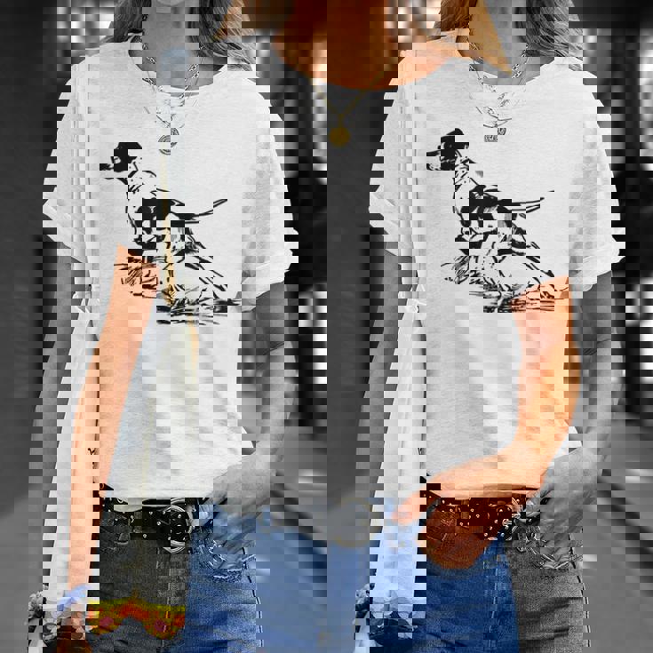 イングリッシュポインタードッグ Tシャツ 彼女への贈り物