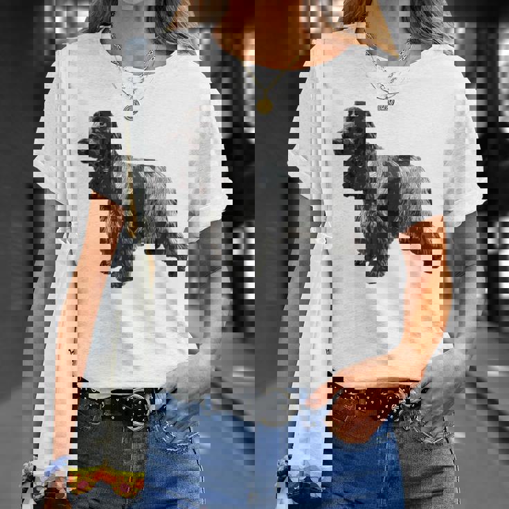 イングリッシュ・コッカー・スパニエル・ブルー・ローン Tシャツ 彼女への贈り物