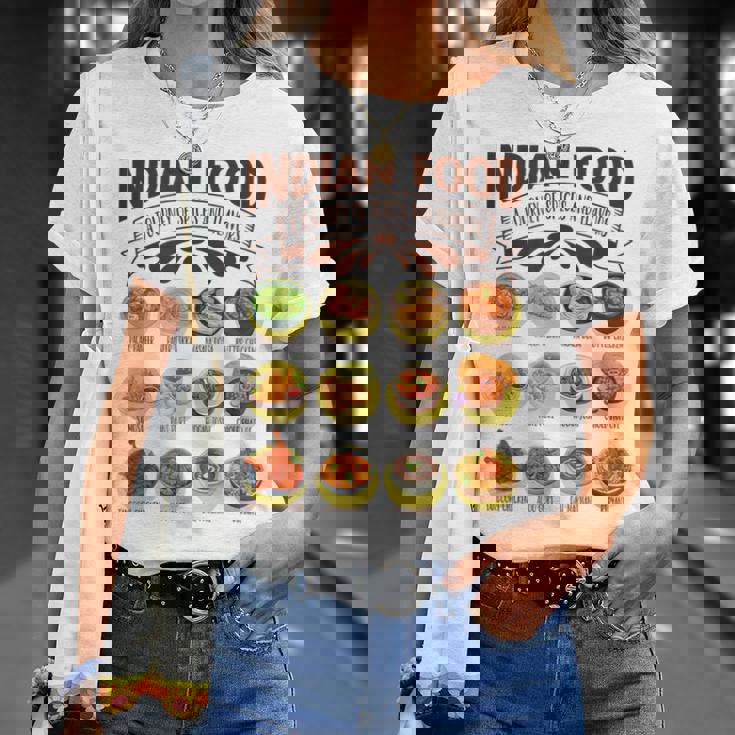 インド料理の多様性 インド料理 Tシャツ 彼女への贈り物