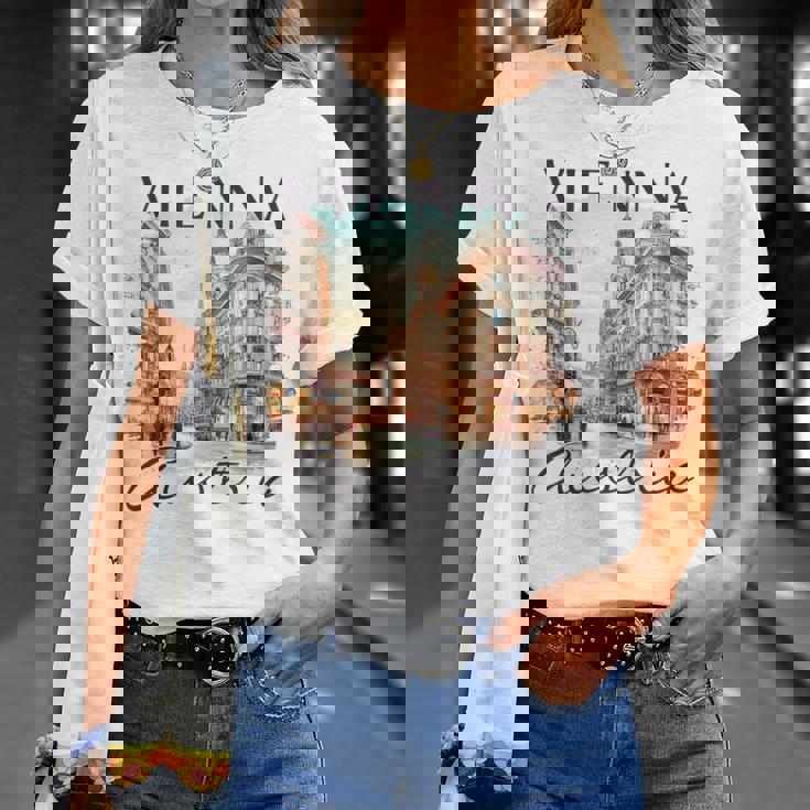 ウィーン オーストリア 旅行 お土産 Meet Me Inienna Tシャツ 彼女への贈り物