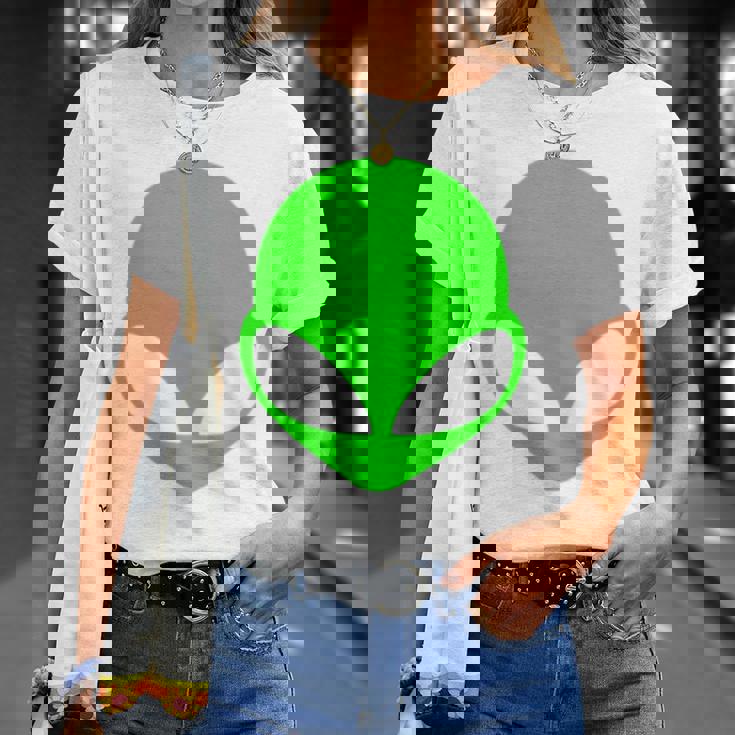 エイリアンヘッド グリーンフェイス ファニービリーブ Ufo ヒューマンコスチューム Edm 長袖tシャツ Tシャツ 彼女への贈り物