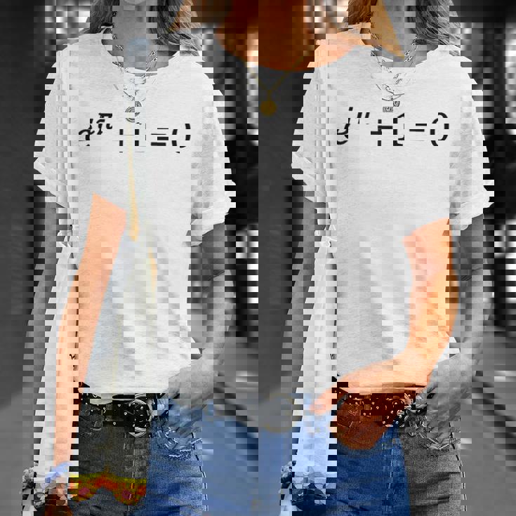 オイラーのアイデンティティ 最も美しい数学方程式 数学 Tシャツ 彼女への贈り物