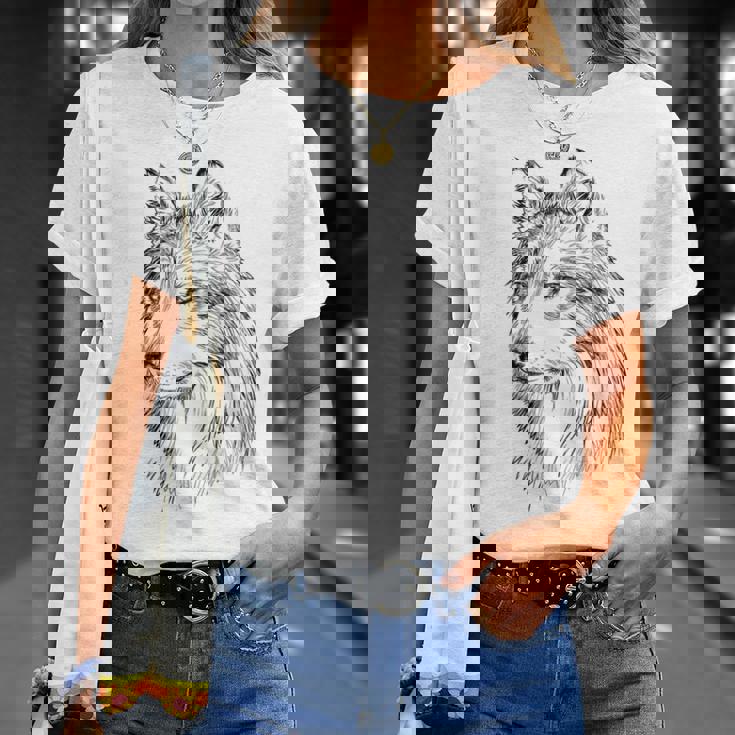 オオカミ イラスト デザイン 動物 シンボル ギフト Tシャツ 彼女への贈り物