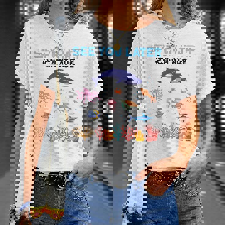 オーシャンネイチャー 未来の海洋生物学者 科学者 Tシャツ 彼女への贈り物