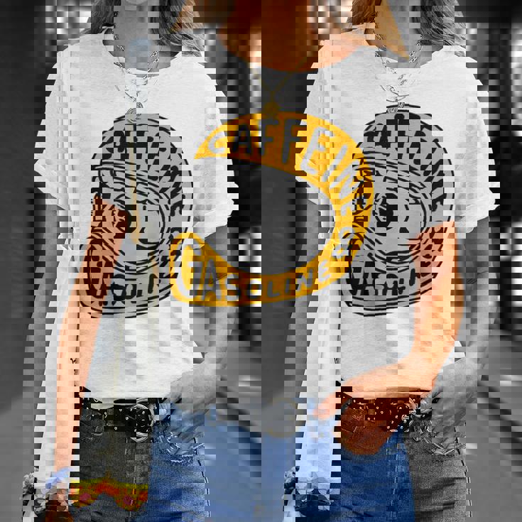 カフェインとガソリン Tシャツ 彼女への贈り物