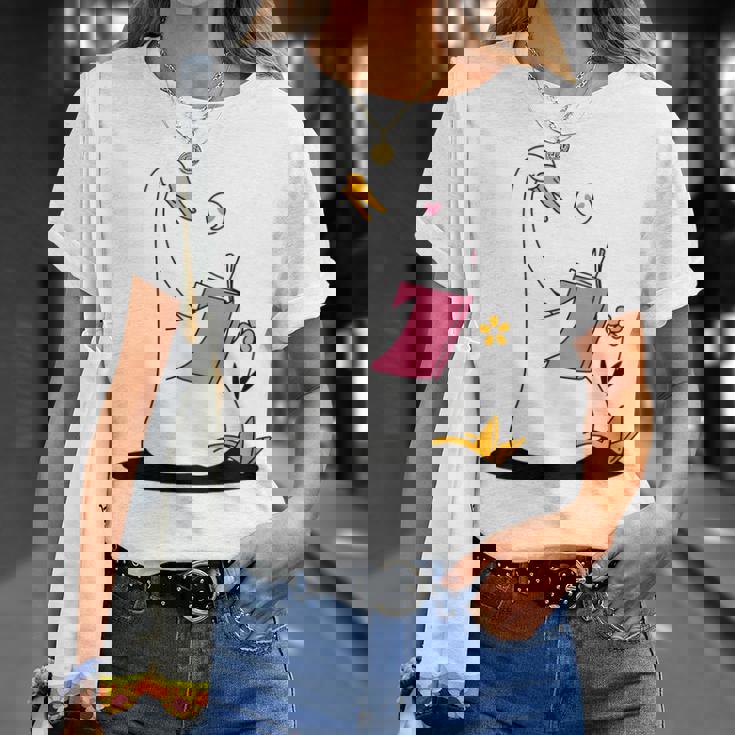 ガチョウ 読書本 ジョーク 面白い アヒル 愚かなしゃれ 読者 ユーモア Tシャツ 彼女への贈り物