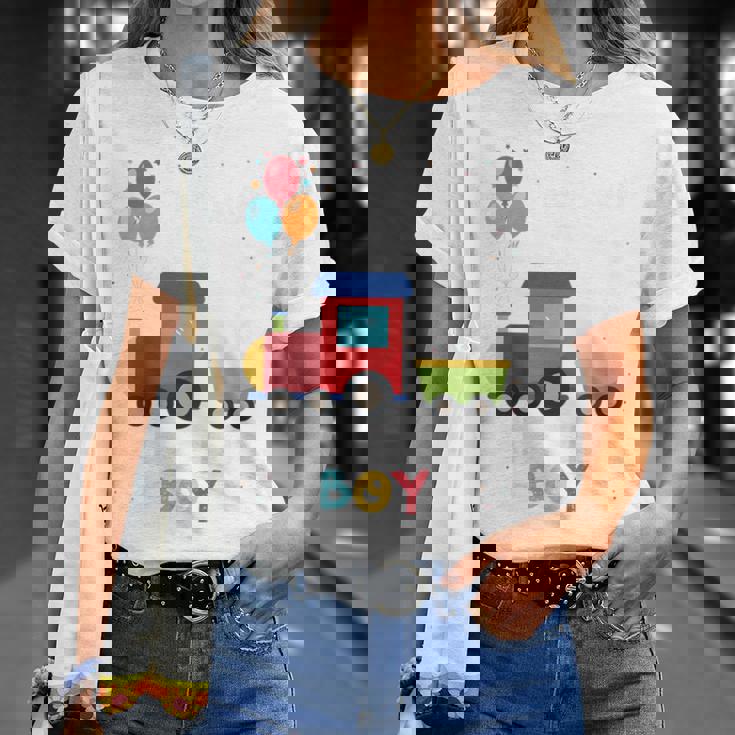 キッズ かっこいいチュー 3歳バースデーボーイ可愛い電車好き Tシャツ 彼女への贈り物