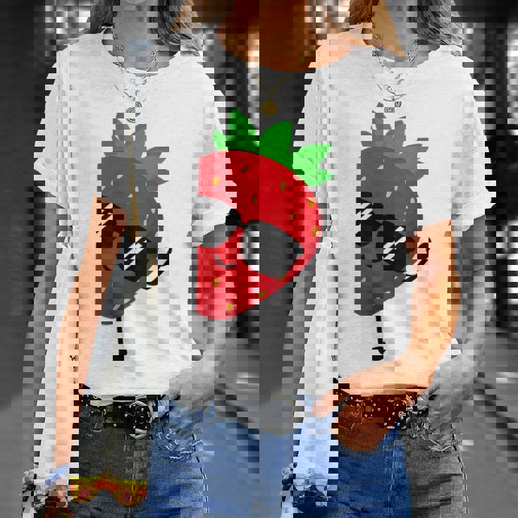 キッズストロベリーシャツ 男の子または女の子用 Tシャツ 彼女への贈り物