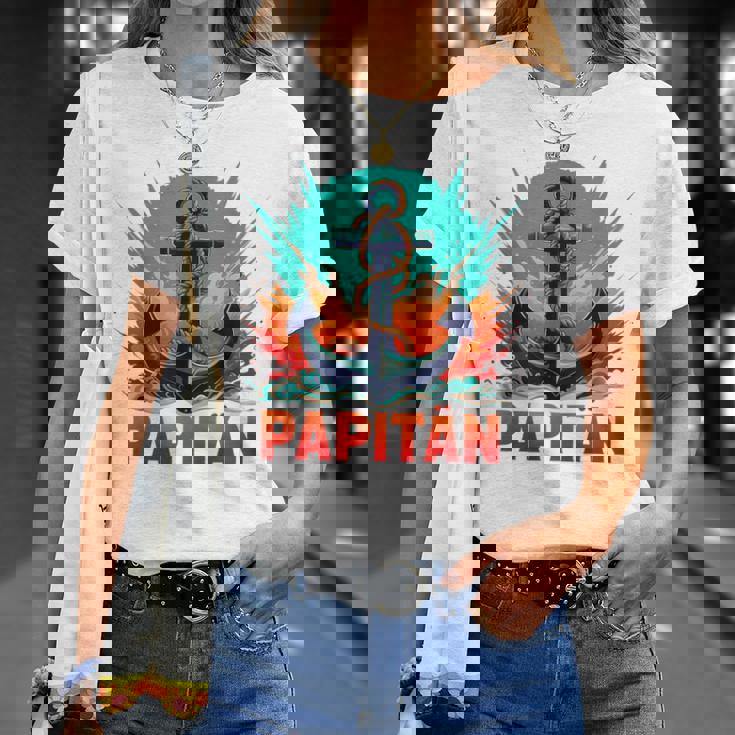 キャプテンアンカー パピタン・ヴァーター スーパーパパ 父の日 2025 Tシャツ 彼女への贈り物