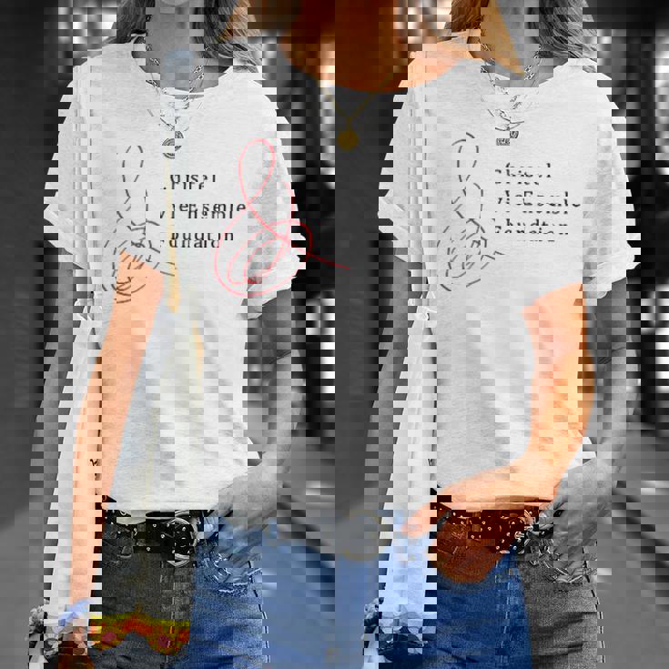 クリステル財団オフィシャルロゴ Tシャツ 彼女への贈り物