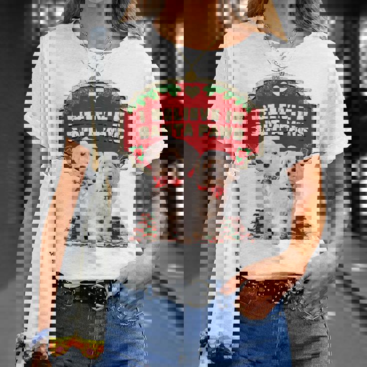 クリスマス デコレーション 犬 マルチーズ Tシャツ 彼女への贈り物