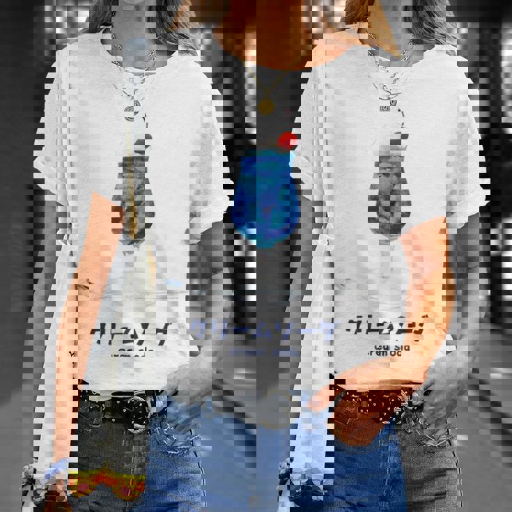 クリーム ソーダ ドリンク カタカナ 和 デザート 昭和 レトロ かわいい Tシャツ 彼女への贈り物