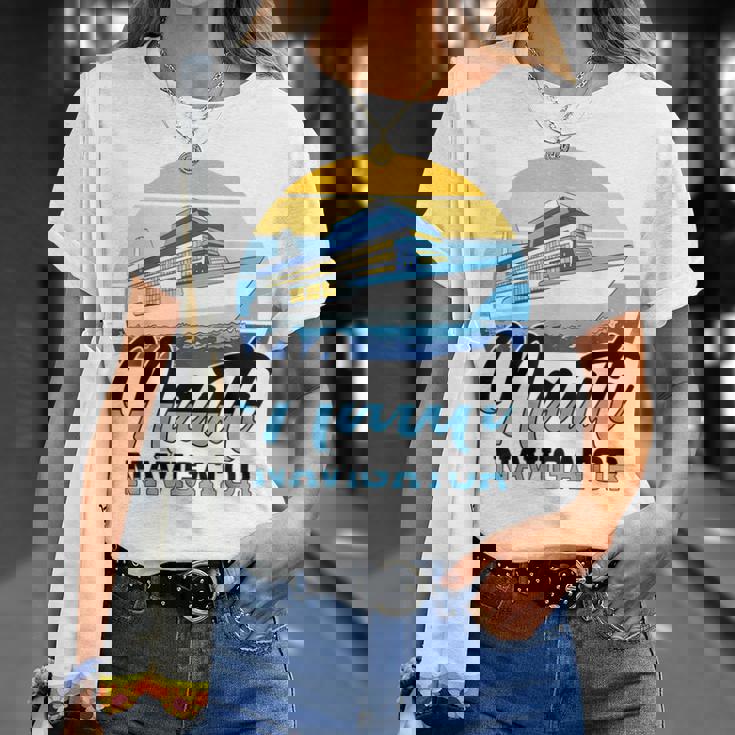 クルージング航海船キャプテンアンカークルーズディレクター Tシャツ 彼女への贈り物