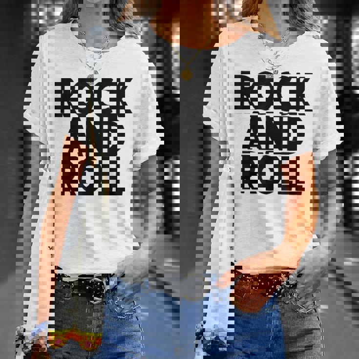 クールなロックンロールミュージックtシャツ、ロックンロールグラフィックをお楽しみください。 Tシャツ 彼女への贈り物