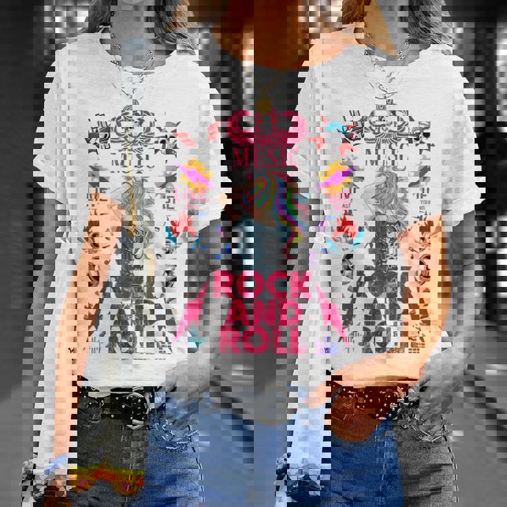 クールなヴィンテージオールドロックンロールミュージック、This Is My Rock And Roll Tシャツ 彼女への贈り物