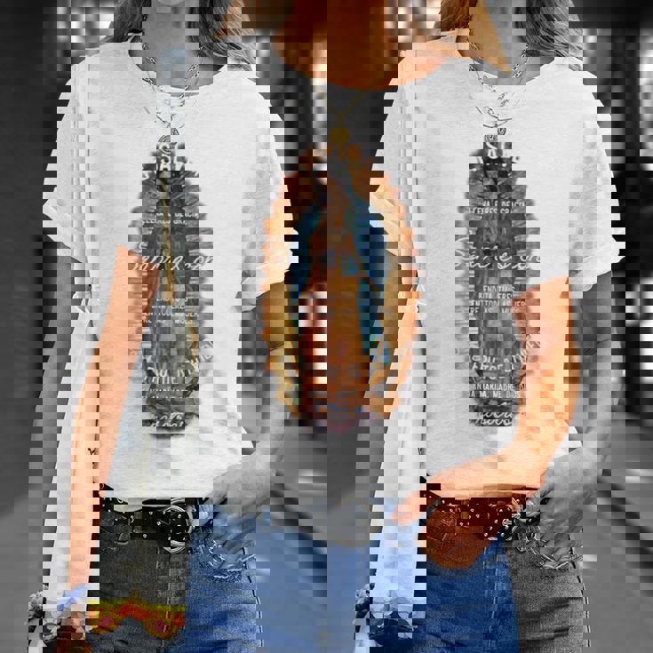 グアダルーペの聖母 カトリック アヴェ・マリア スペイン語 ヘイルマリア 長袖tシャツ Tシャツ 彼女への贈り物