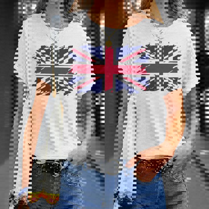 グウェントuk、イギリスの国旗、ユニオンフラッググウェント 長袖tシャツ Tシャツ 彼女への贈り物