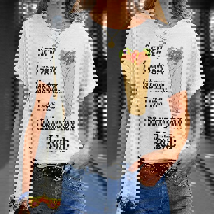 ケバブ愛好家 トルコ料理 デュラム シャワルマ Tシャツ 彼女への贈り物