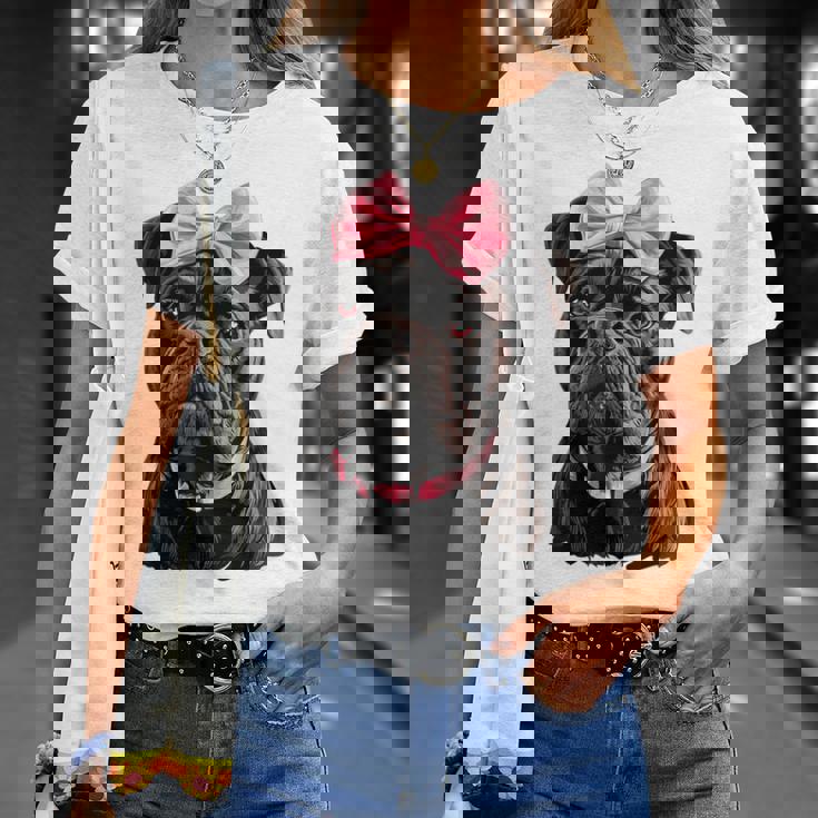 コケット ボウケーン コルソ 犬 ママ ピンクリボン 女の子 Tシャツ 彼女への贈り物