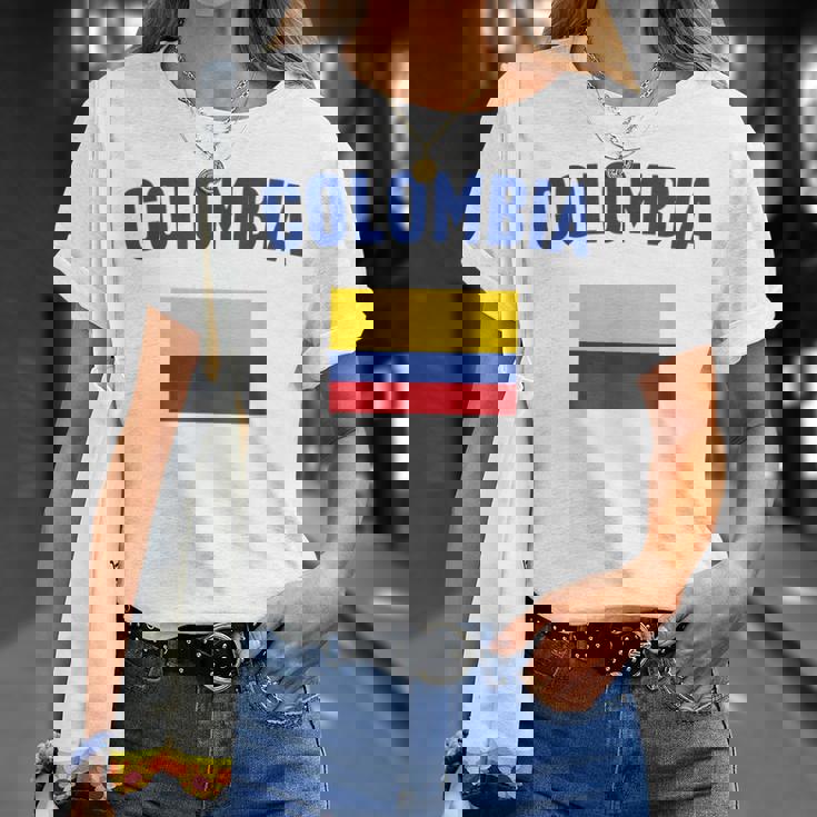 コロンビア国旗 Tシャツ 彼女への贈り物