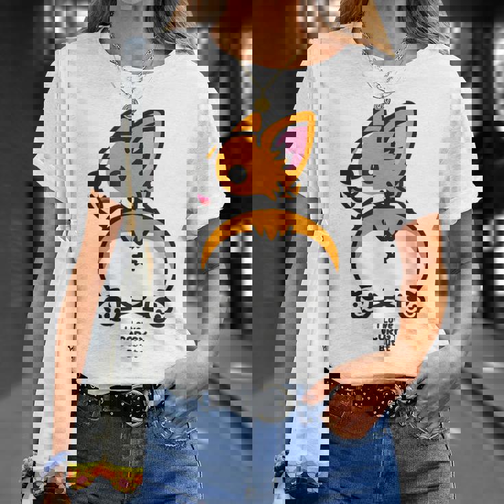 コーギーお尻大好き Tシャツ 彼女への贈り物