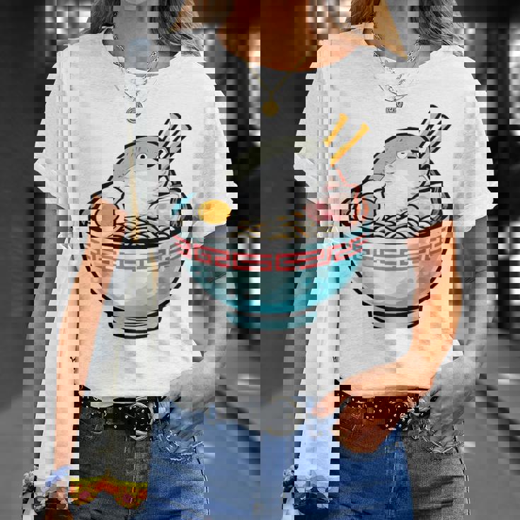 サカバンバスピス フィッシュミーム 和風ラーメン丼 Tシャツ 彼女への贈り物