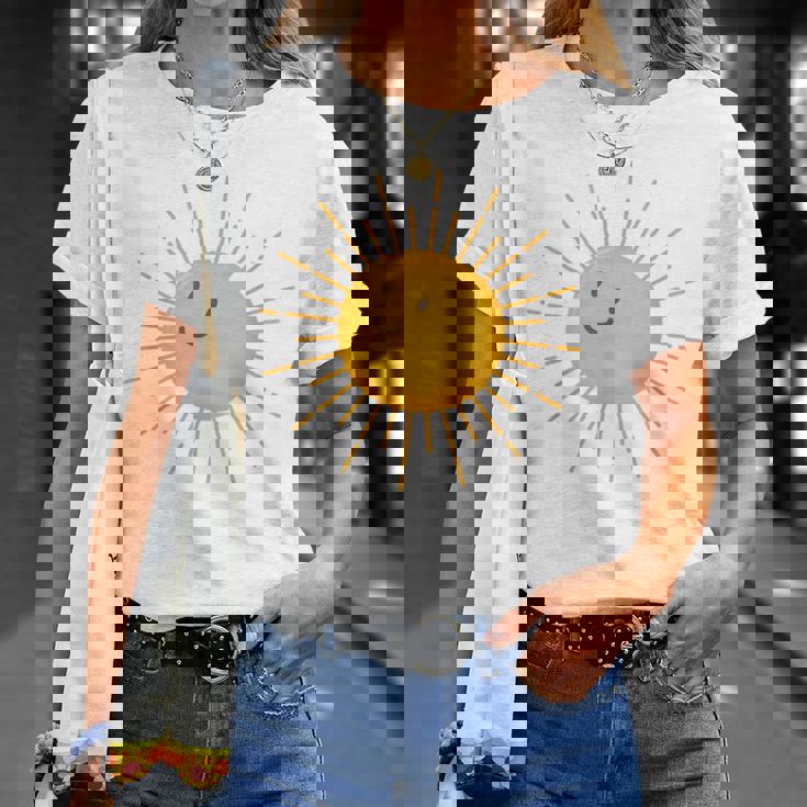 サンシャイン 晴れ 太陽 Tシャツ 彼女への贈り物