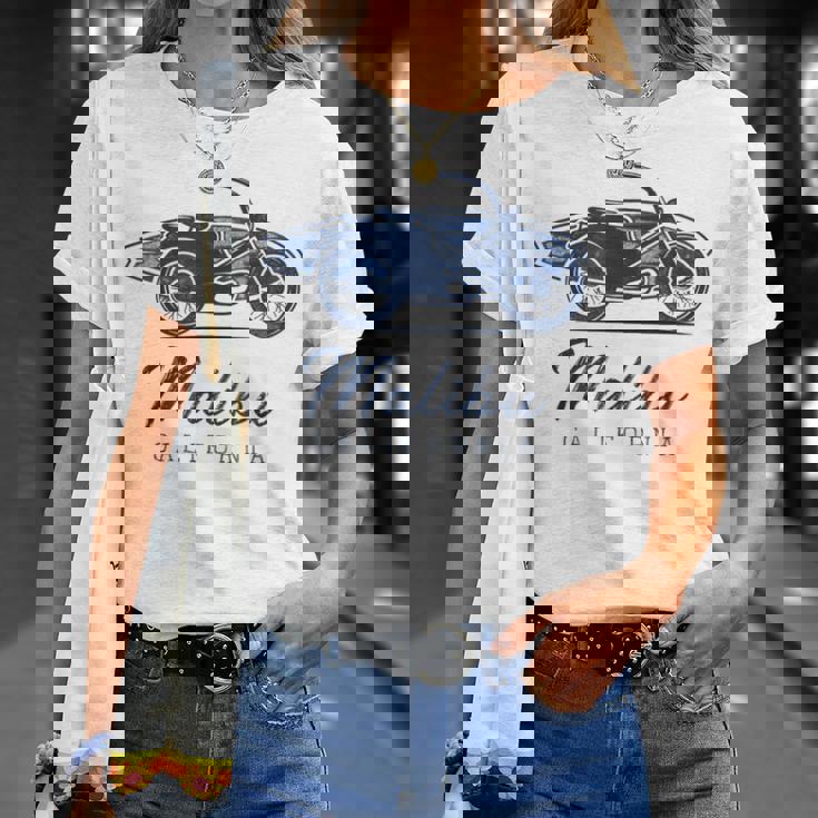 サーファーサーフスポット マリブ、カリフォルニア Tシャツ 彼女への贈り物