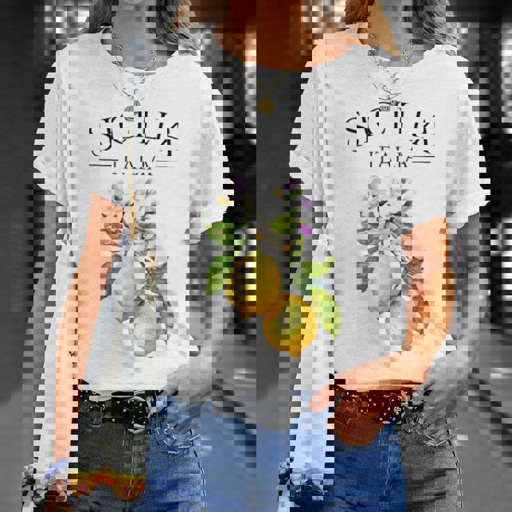 シチリア イタリア土産 イタリア レモン Tシャツ 彼女への贈り物