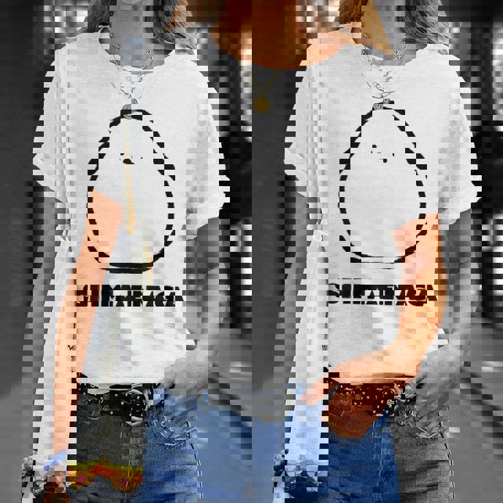 シマエナガ 北海道 雪の妖精 可愛い もふもふ Tシャツ 彼女への贈り物