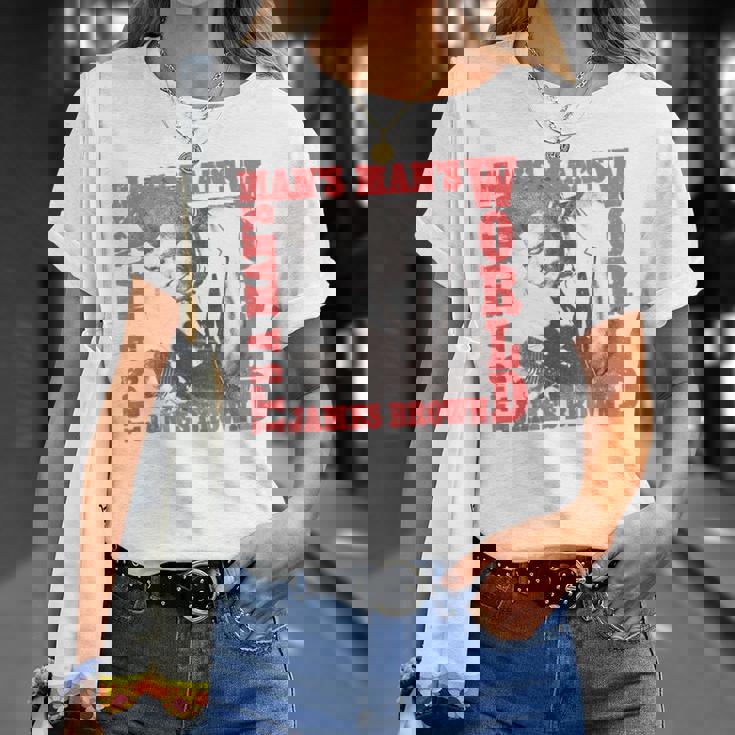 ジェームス・ブラウンイッツ・ア・マンズ・ワールド Tシャツ 彼女への贈り物