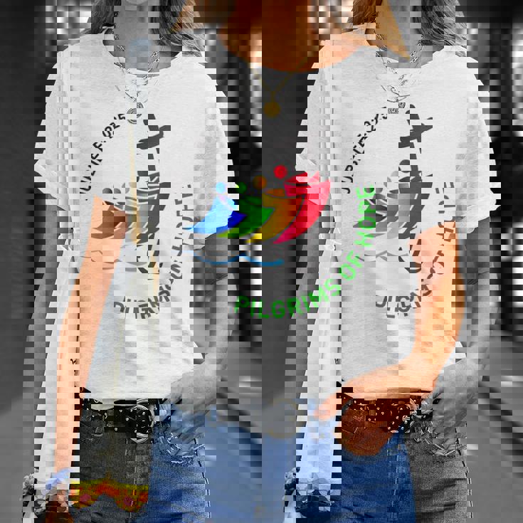 ジュビリー2025 信仰の旅への希望の巡礼者 Tシャツ 彼女への贈り物