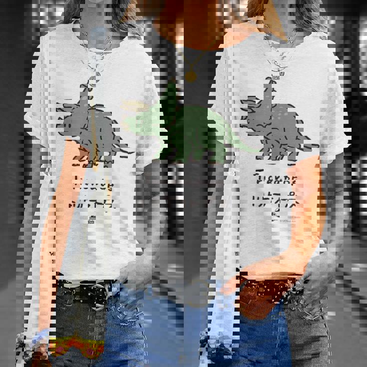 ジュラシック・ワールド Triceratops Loose Illust Tシャツ 彼女への贈り物