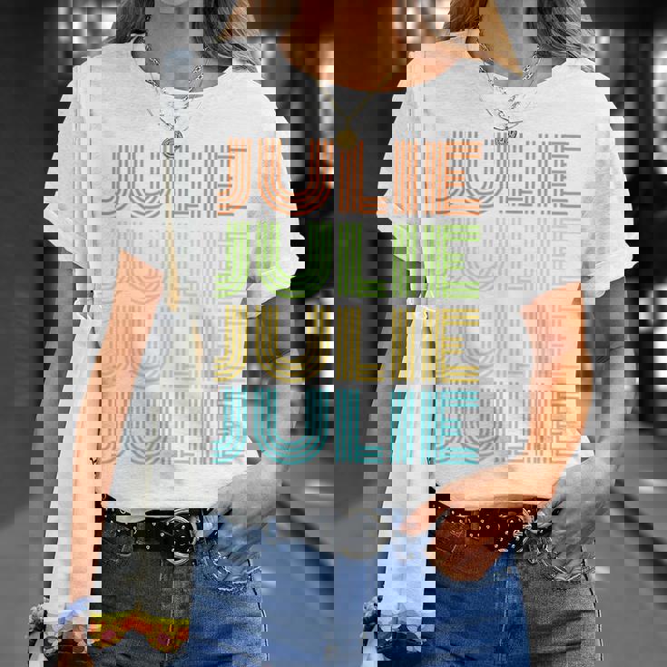 ジュリーという名前の人に代わってジュリー 長袖tシャツ Tシャツ 彼女への贈り物