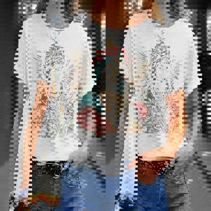 スカル サンタ ムエルテ 長袖tシャツ Tシャツ 彼女への贈り物