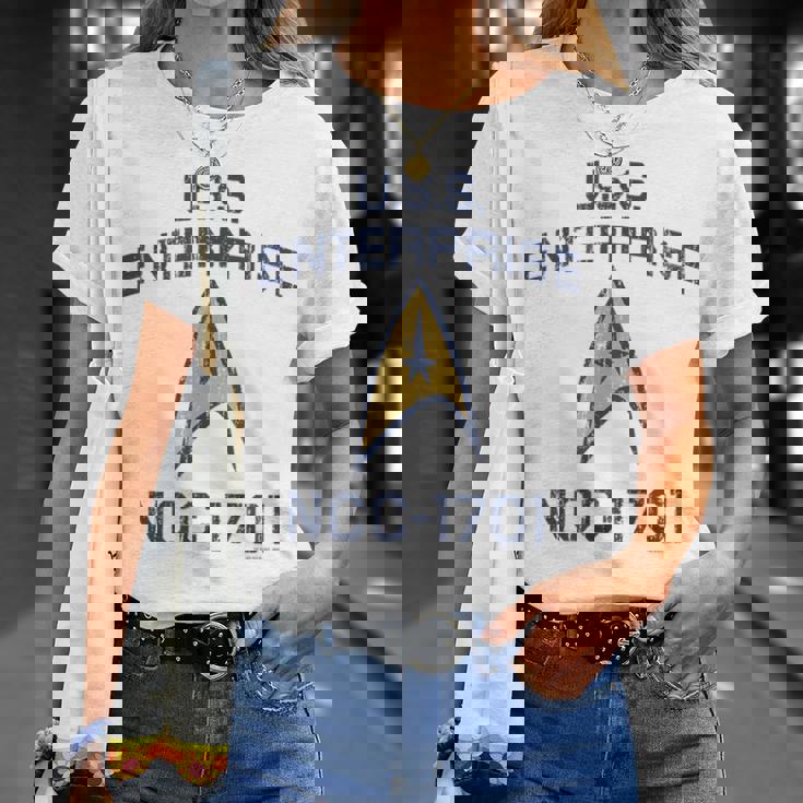 スタートレック オリジナルシリーズ エンタープライズ デルタ Tシャツ 彼女への贈り物