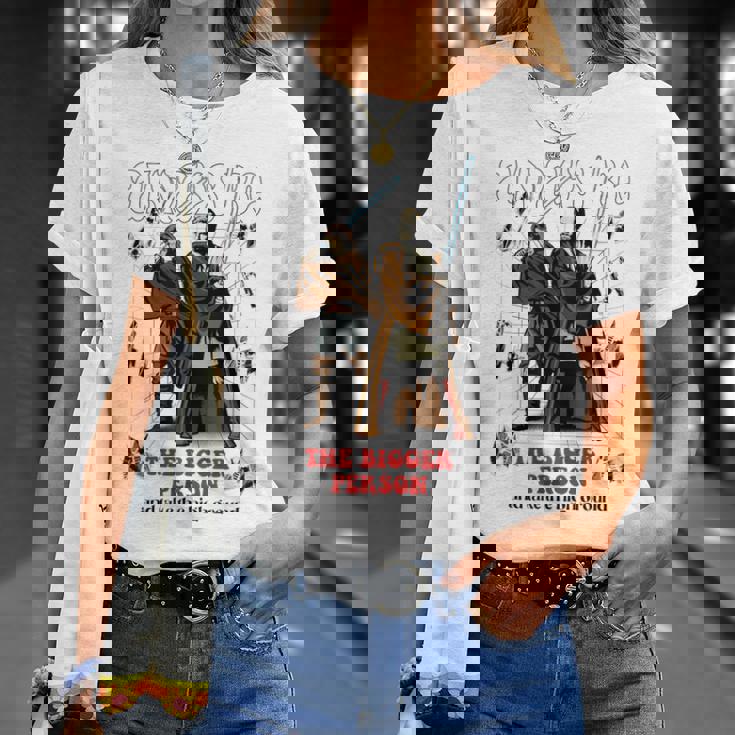 スター・ウォーズ クラシック テイク・ザ・ハイグラウンド アナキン&オビワン Tシャツ 彼女への贈り物