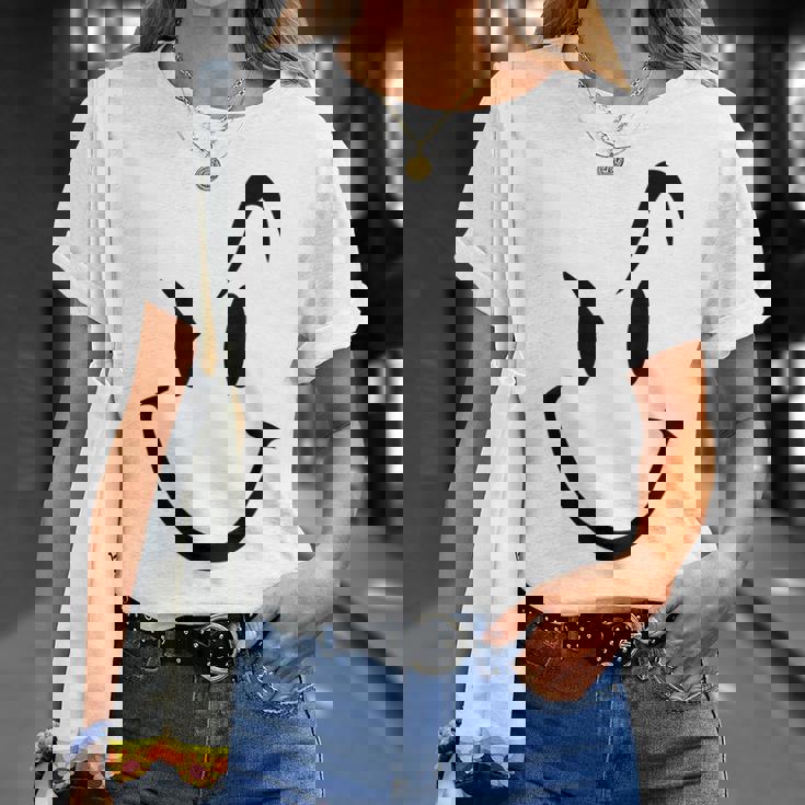 スマイリーシャツ スマイリーフェイス かわいいグラフィック Tシャツ 彼女への贈り物