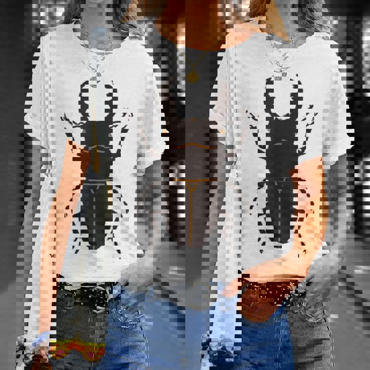 スマトラオオヒラタクワガタ _昆虫_クワガタ Tシャツ 彼女への贈り物