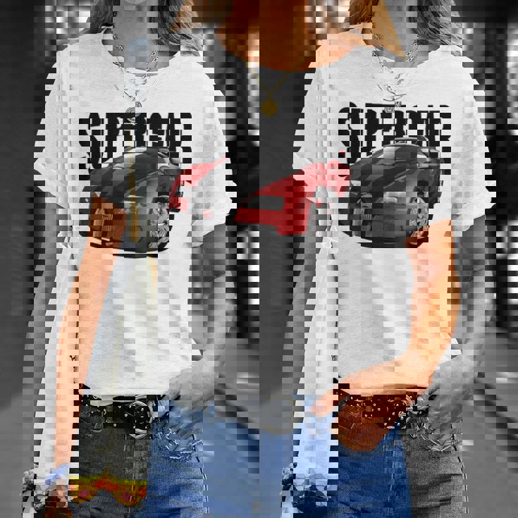 スー、スポーツカー、マッスルカー、レースカーのtシャツ。 Tシャツ 彼女への贈り物