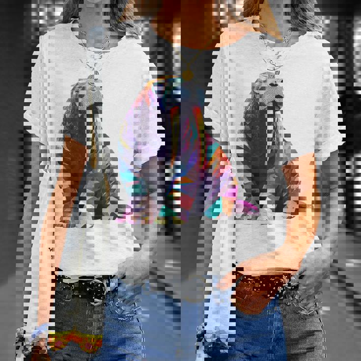 セイウチ 動物 モチーフ 作品 セイウチ Tシャツ 彼女への贈り物