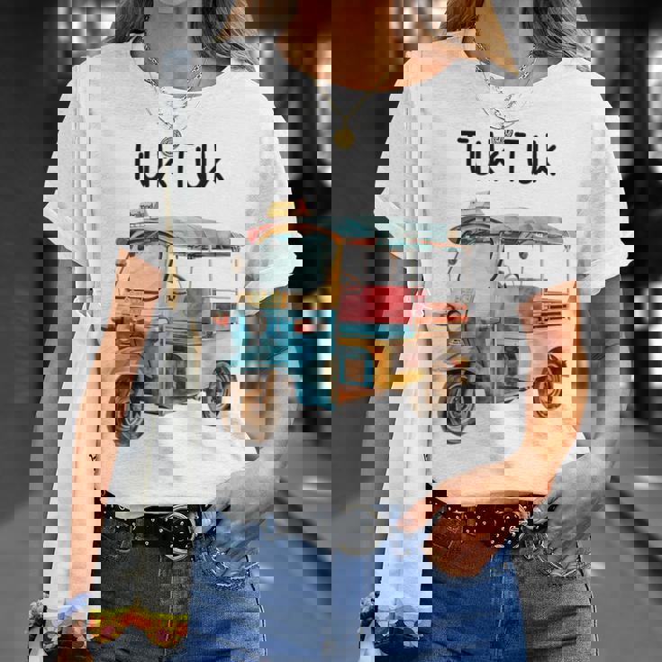 タイ トゥクトゥク バンコク Tシャツ 彼女への贈り物