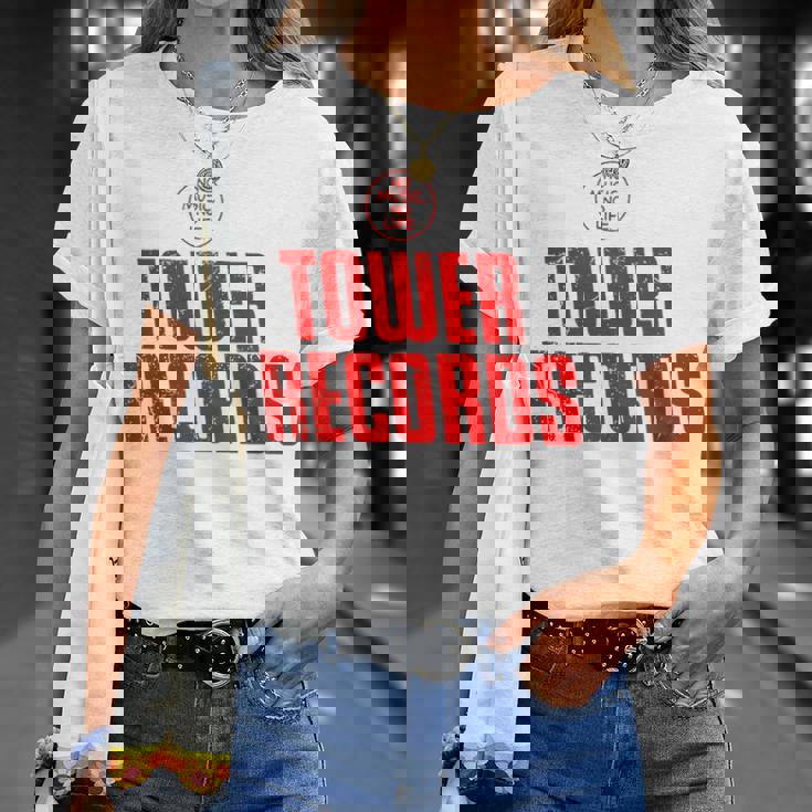 タワーレコードミュージック レトロ ヴィンテージ Tシャツ 彼女への贈り物