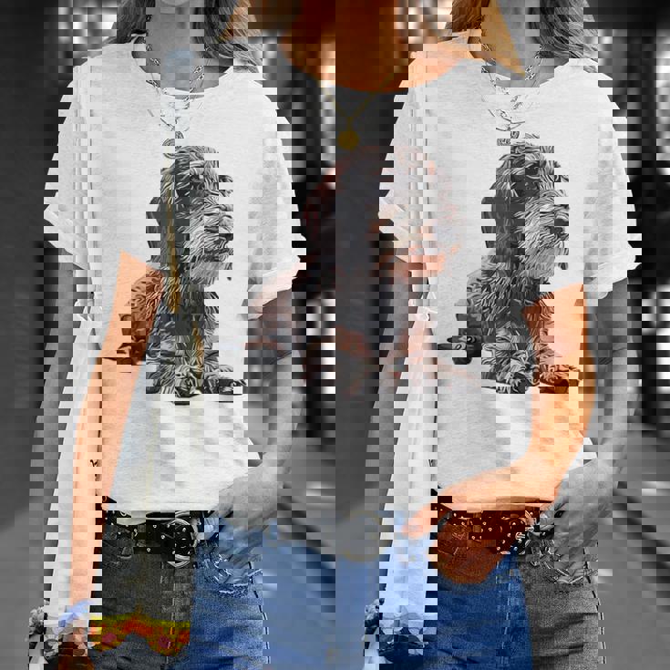 ダックスフンド ワイヤーヘア Tシャツ 彼女への贈り物