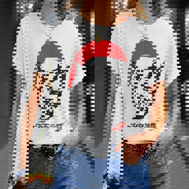 ダッジデーモンサンタハット赤 Tシャツ 彼女への贈り物